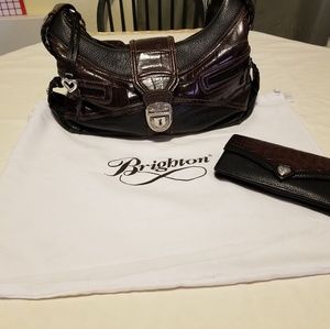 All Leather Brighton Shoulder Bag and Wallet